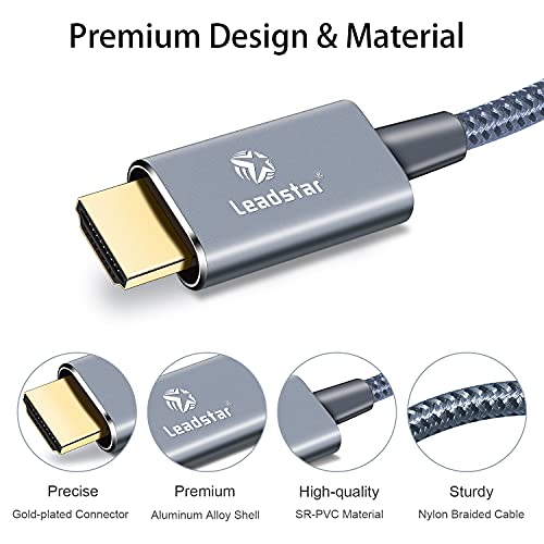HDMI Cable 4K 60HZ 6 Foot,18Gbps High Speed HDMI 2.0 Cable  for Monitor Xbox etc.