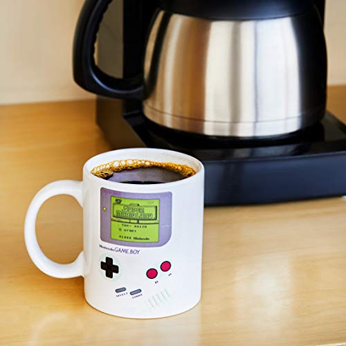 Paladone Gameboy Heat Changing Coffee Mug - Gift for Gamers, Fathers, Coffee