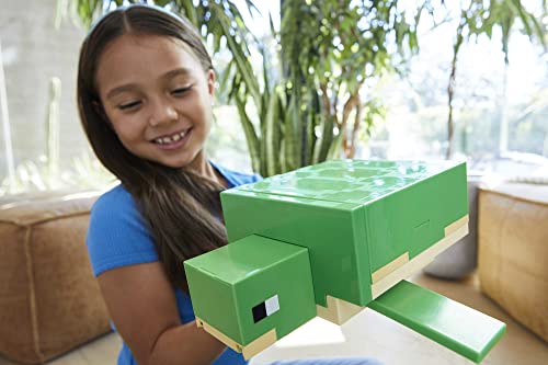 Minecraft Transforming Turtle Hideout, Authentic Pixelated Video-Game Role Play