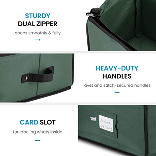 ZOBER Premium Wrap Organizer, Interior Pockets, fits 18-24 Standers Rolls, Storage