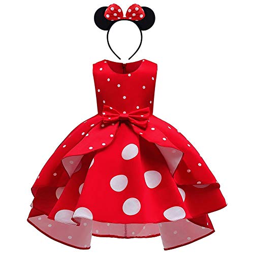 Girls Polka Dot Halloween Christmas Princess Party Cosplay Costume