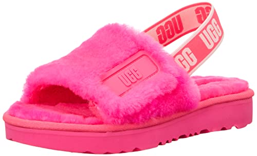 Disco Slide Slipper, Taffy Pink, 6 Big Kid