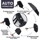 Travel Umbrella Windproof Automatic LightWeight Unbreakable Umbrellas-Factory outlet