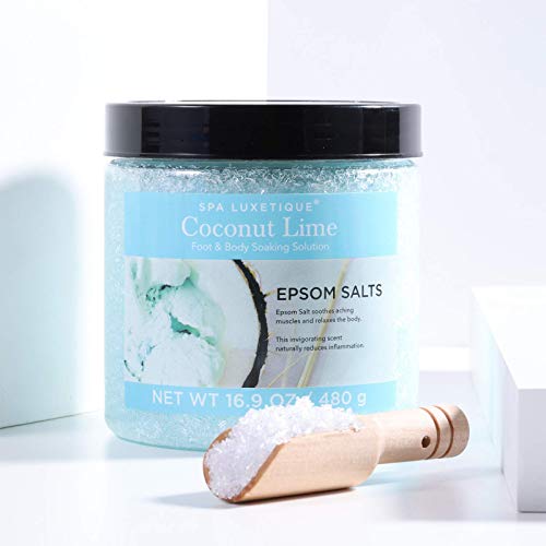 Epsom Bath Salts for Soaking, Epsom Salts Foot Soak, Bath Salts Gift Set
