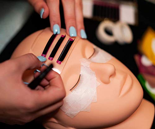 Eyelash Extension Kit: Mannequin Head Training For Beginners Esthetician Supplies