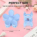 2 PCS Flower Hair Clips Cute Claw Clips for Women Girls Thick Hair, Big Hair Clips Cute