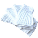 Muslin Burp Cloths 4 Pack Large 20" by 10" 100% Cotton 6 Layers Extra Absorbent and Soft