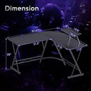 Casaottima L Shaped Desk, 51" Gaming Desk, Computer Desk, L Desk