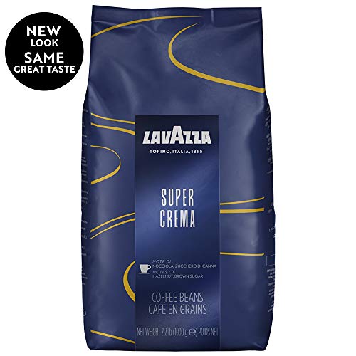 Super Crema Whole Bean Coffee Blend, Medium Espresso Roast, Italian