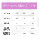 Kids Girls Fleece Glitter and Bow Moccasins Fuschia 11/12