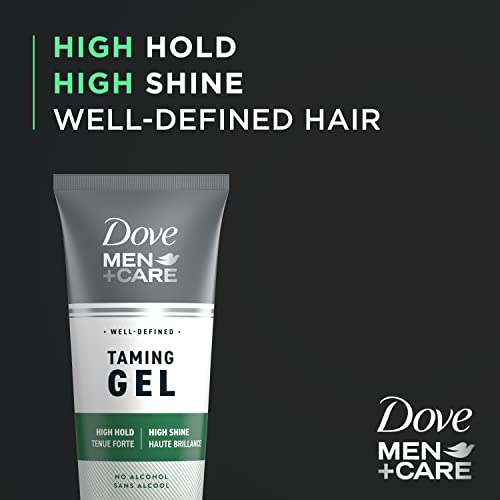 Dove Men+Care Styling Gel for a Strong Hold Hair Taming Gel Hair Styling Product