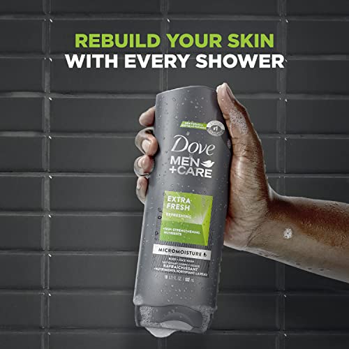 Body Wash for Men's Skin Care Extra Fresh Effectively Washes Away Bacteria