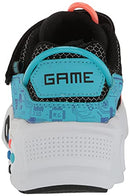 Skechers Kids Boy's GAMETRONIX Sneaker, Black/Multi, 4 Big Kid