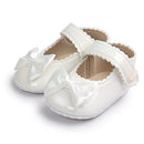 Infant Baby Girls Soft Sole Bowknot Princess Wedding Dress Mary Jane Flats