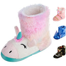 Unicorn Boot Slipper, Childrens Unicorn, 1-13 Little Kid US