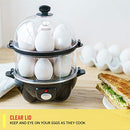 Double Tier Egg Cooker, Boiler, Rapid Maker & Poacher, Meal Prep for Week