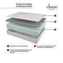 Signature Design by Ashley Chime 12" Medium Firm Memory Foam Mattress