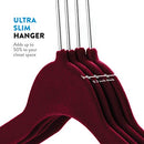 Premium Quality Space Saving Luxurious Velvet Hangers Strong and Durable 50 Pack