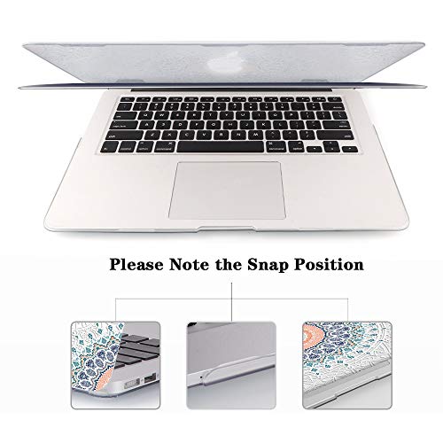 MacBook Air 13 inch Case, Plastic Pattern Hard Shell Case & Keyboard Cover