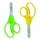 Right- & Left-Handed Scissors For Kids, 5’’ Blunt Safety Scissors, Assorted, 2 Pack