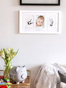 Babyprints Newborn Handprint and Footprint Photo Frame with Clean-Touch Ink Pad