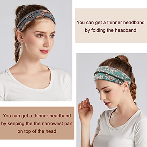 Headbands For Women  Wide Headband Yoga Workout Head Bands Hair Accessories