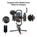 Universal Phone Video Rig Kit for iPhone, Smartphone and Cameras, Phone Stabilizer