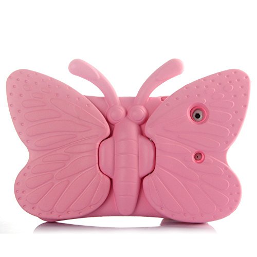 iPad case for Kids, 3D Cartoon Butterfly Non-Toxic