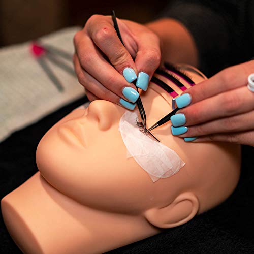 Eyelash Extension Kit: Mannequin Head Training For Beginners Esthetician Supplies