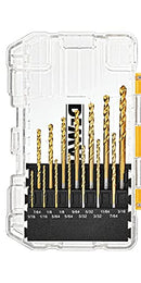 DEWALT Titanium Drill Bit Set, Pilot Point, 21-Piece (DW1361)