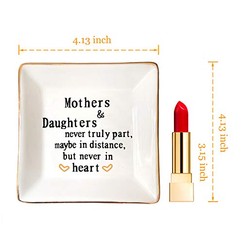 Mother Gifts From Daughter,Daughter Birthday Gift from Mother, Ring Trinket Dish