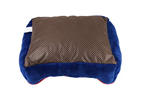 DC Comics for Pets Superman Cuddler Bed | Soft and Snuggly, Blue and Red Superhero