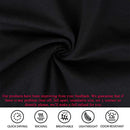 7 Pack Large Women's Underwear Comfort Breathable Black Bikini Panties