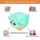 Stuffed Animal Toys Storage Kids Bean Bag Chairs Cover Large Size 24 x 24 Inch