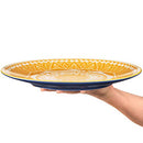Dinner Plates, Set of 6 Porcelain Plates, 10.5 Inch Diameter