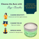 Candles for Home Scented, Sage Candles for Cleansing House,  6oz