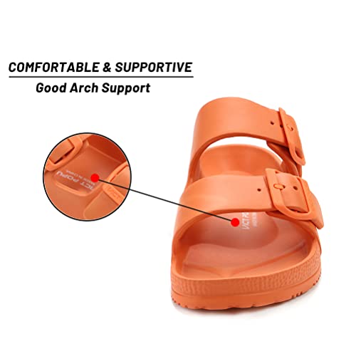 Womens Sandals Adjustable Double Buckle Strap Waterproof