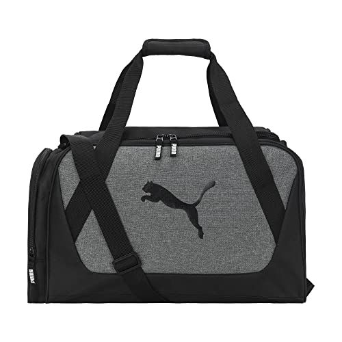 PUMA Evercat Form Factor Duffel Bag, Medium Heather/Black