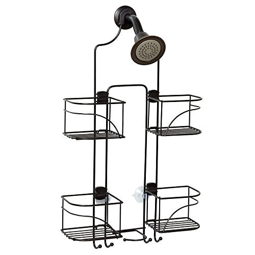 Expandable Over-The-Shower Caddy, Bronze