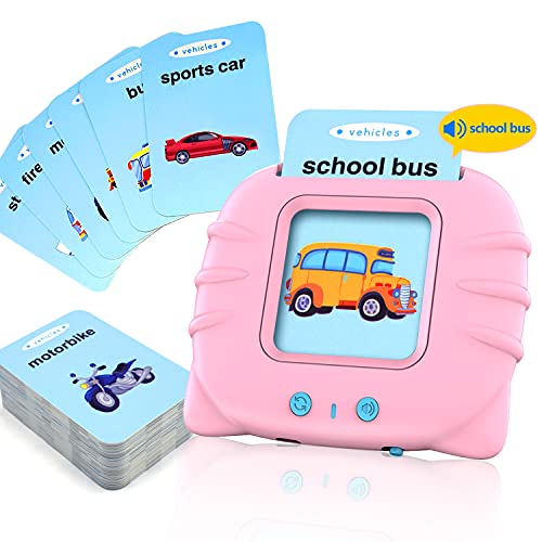 Preschool Learning Toys Gift,Toddler Flash Cards,56pcs Picture Sight Words Flash Cards