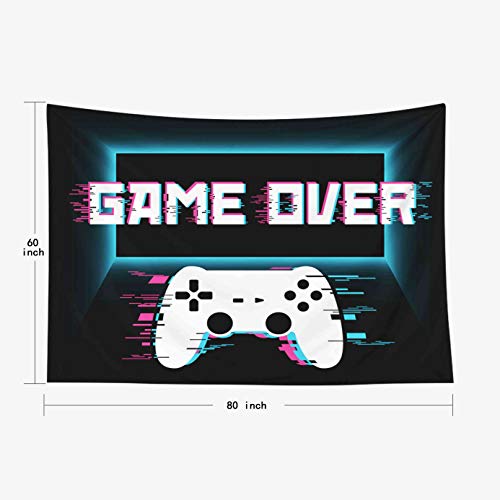 Gaming Wall Tapestry, Modern Controller Realistic Game Wall Art