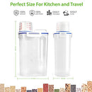 Small Rice Storage Container, Dry Food Airtight Container, Pet Dog Cat Food Canister