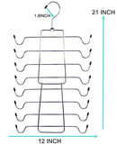 Tank Top Hangers Metal Folding Space Saving Hangers Closet Organizer for Tank Tops