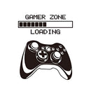 Gamer Wall Decal, Game Zone Loading Wall Stickers, Video Game Controller Decor