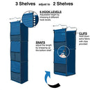3 Shelf Hanging Locker Organizer for School, Gym, Work, Storage
