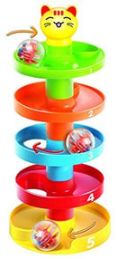 5 Layer Ball Drop and Roll Swirling Tower for Baby and Toddler Educational Toys