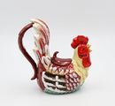 Appletree Design A Day in the Country Rooster Teapot, 7-1/2-Inch