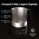 Milk Steamer, Milk Frother 5-in-1 Electric Milk Steamer Frothing 13.5oz Hot/Cold Milk