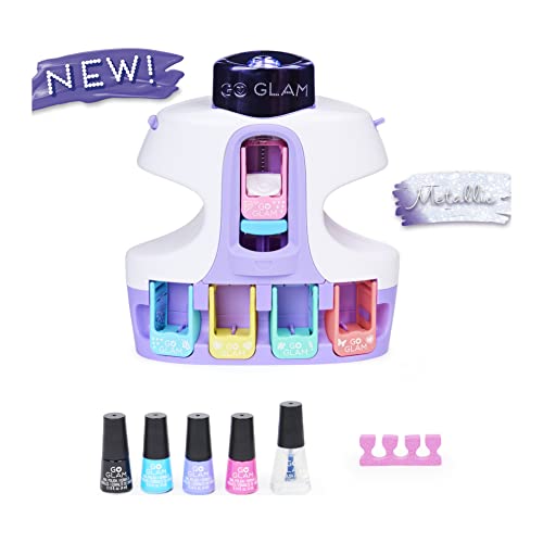 GO Glam Amazon Exclusive U-nique Metallic Nail Salon with Portable Stamper