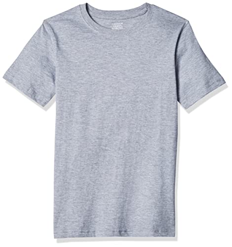 Boys' Short Sleeve Crewneck Tee,Heather Gray,XL (14/16)